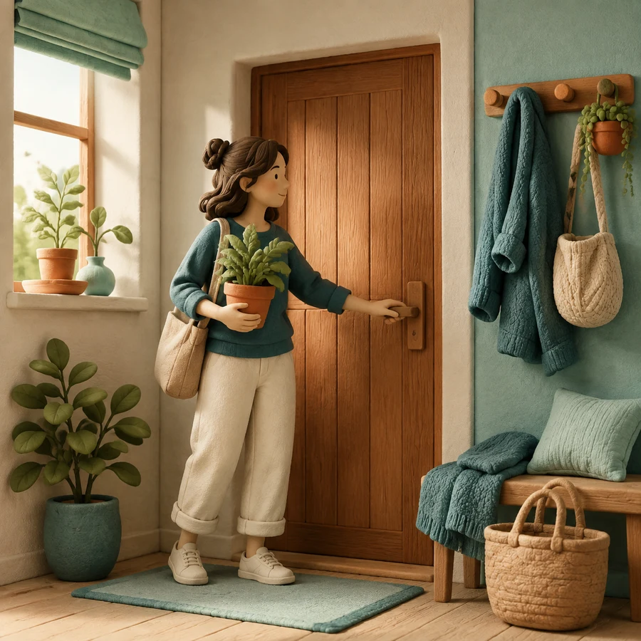 Device security: a quiet everyday scene